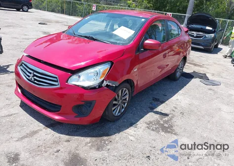 2018 Mitsubishi Mirage G4 Es z USA, uszkodzony, nr VIN ML32F3FJ2JHF14370